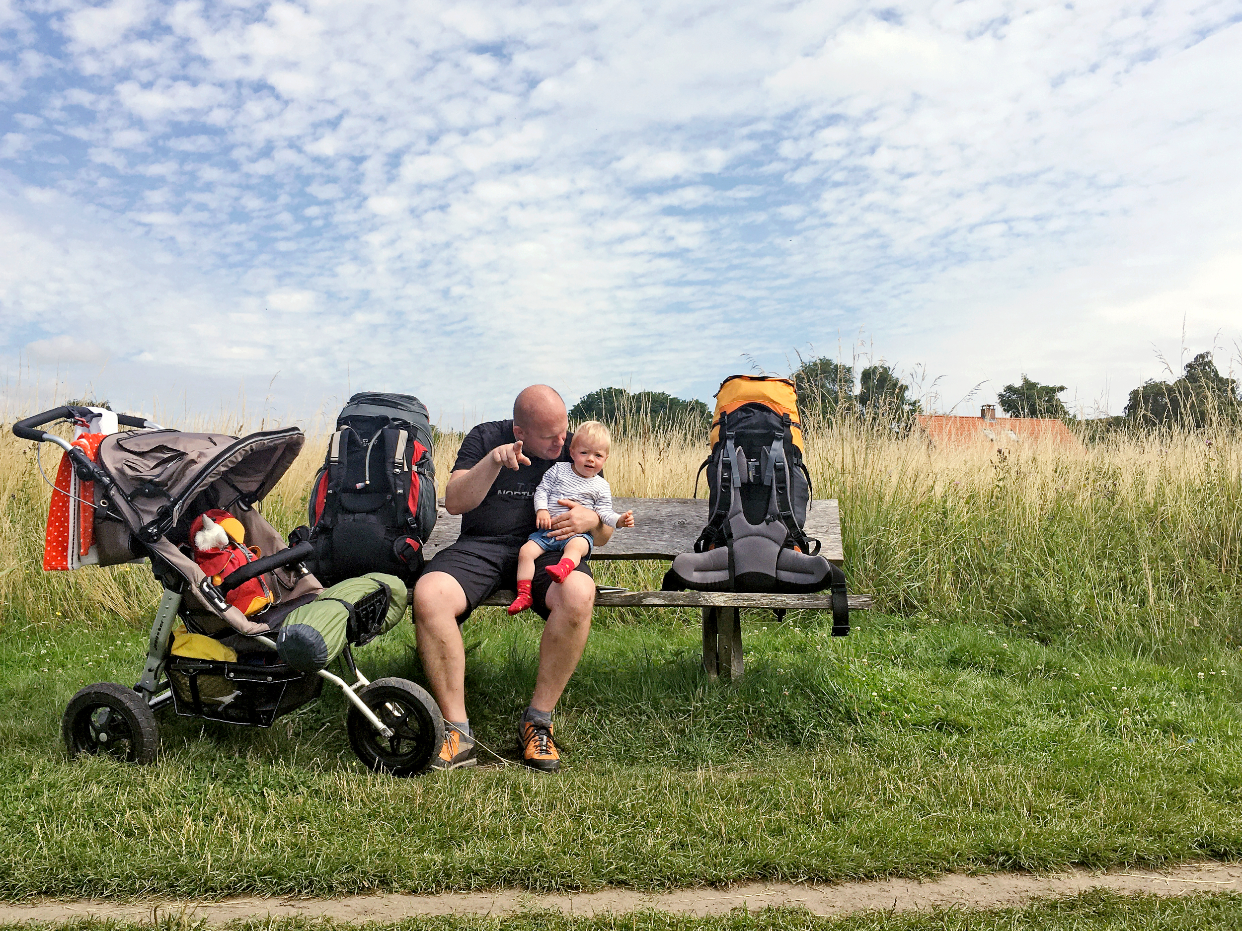 Father with kid