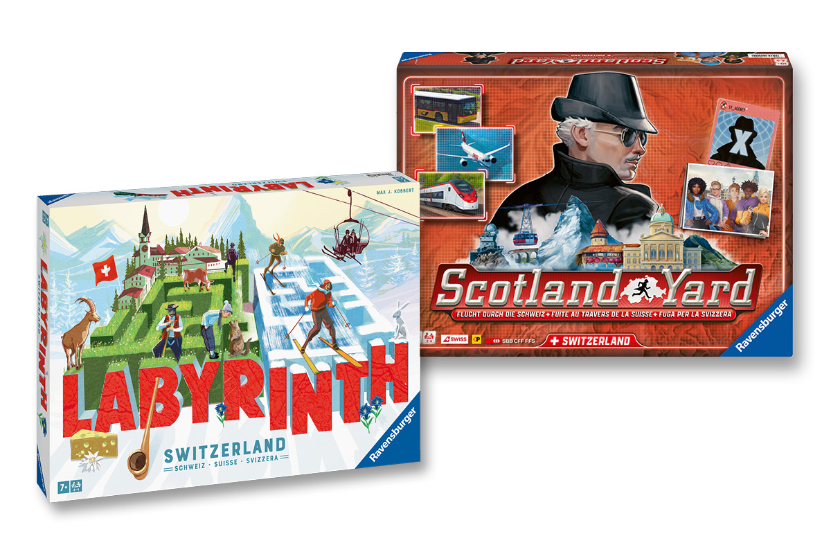 Advertorial Ravensburger Labyrinth und Scotland Yard Switzerland