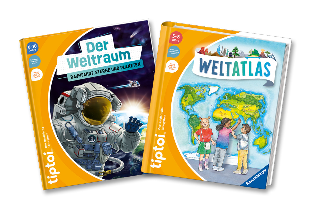 Advertorial Ravensburger Tiptoi: Weltraum Buch und Weltatlas 