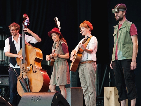 Band "Silberbüx" auf der Bühne